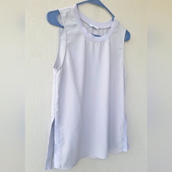 Olivia Grey Light Gray Sleeveless Women's Top Size XS - Picture 5 of 6